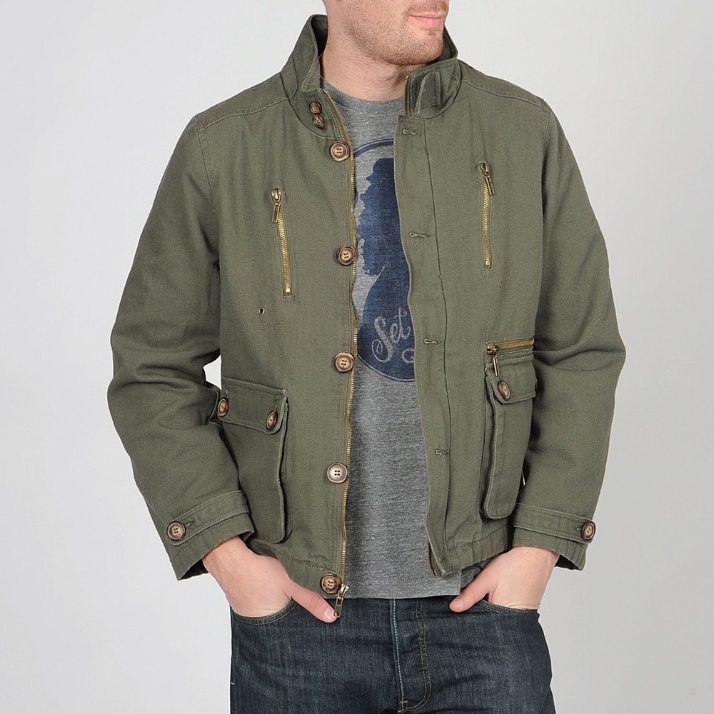 Green Grind by CoffeeShop Jacket LARGE
